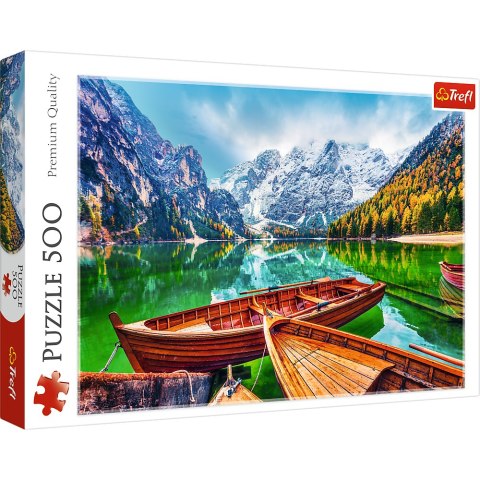 Puzzle - 500 - Jezioro Braies, Włochy Trefl 37486 Trefl Puzzle