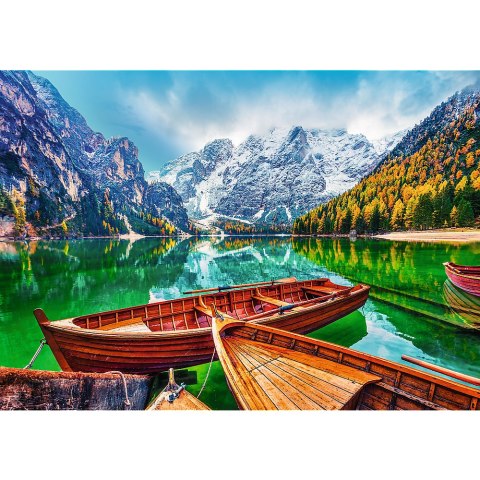 Puzzle - 500 - Jezioro Braies, Włochy Trefl 37486 Trefl Puzzle
