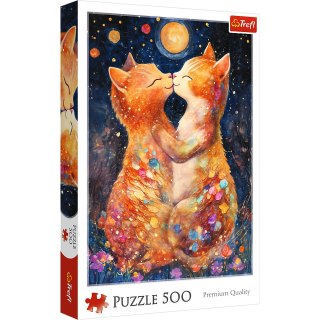 Puzzle - 500 - Pocałunek w Świetle księżyca Trefl 37546 Trefl Puzzle