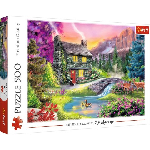 Puzzle 500 el. Górska sielanka Trefl 37325 Trefl Puzzle