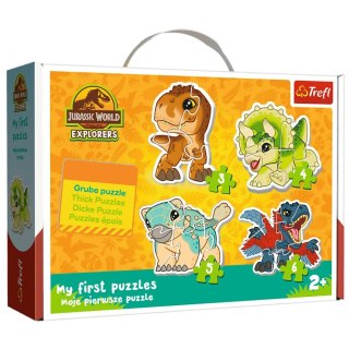 Puzzle Baby Classic - Urocze dinozaury - Jurassic World Trefl 36138 Trefl Puzzle