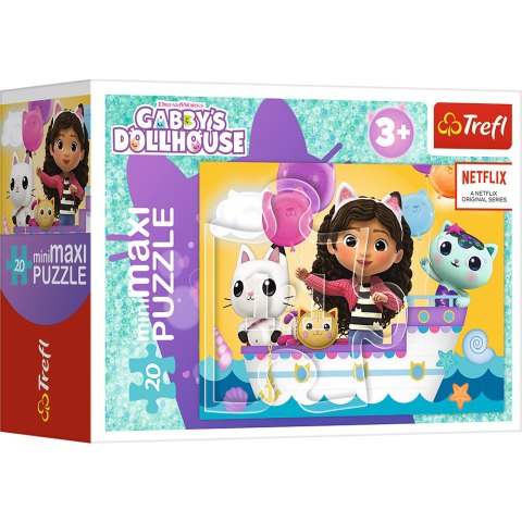 Puzzle - ''miniMaxi" - Kolorowy dzień Gabby / Trefl