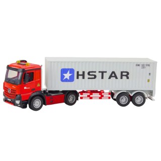 Ciężarówka z Kontenerem Zdalnie Sterowana RC 6CH Kąt Skrętu 270° LEAN Toys