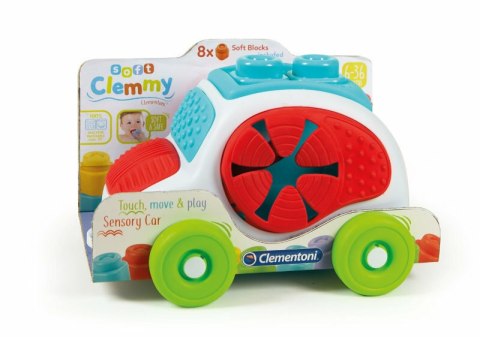 Clemmy Autko Sensoryczne z Klockami Sorter Clementoni 17315 Clementoni