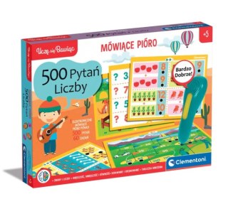 Mówiące Pióro 500 Pytań Liczby Uczę się Bawiąc Język Polski Clementoni 50783 Clementoni