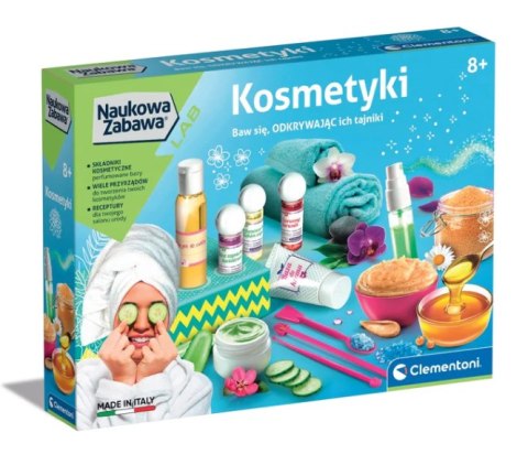 Naukowa Zabawa Laboratorium Kosmetyków Krem Sól do Kąpieli Kosmetyki Język Polski Clementoni 50891 Clementoni