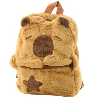 Plecak Pluszowy Kapibara Dla Dzieci Dwie Przegrody LEAN Toys