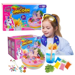 Zestaw Kreatywny DIY 2w1 Terrarium Dla Jednorożca Hodowla Kryształów LEAN Toys