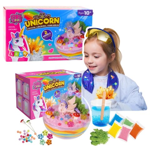 Zestaw Kreatywny DIY 2w1 Terrarium Dla Jednorożca Hodowla Kryształów LEAN Toys