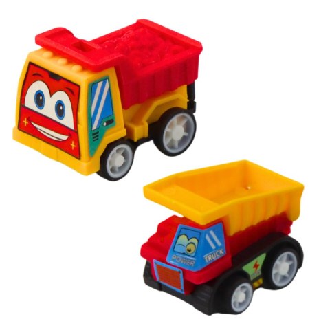 Zestaw Mini Autka Budowlane Z Napędem W Torebce 6szt. LEAN TOYS