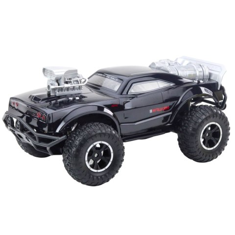Duży Samochód Terenowo-Sportowy Zdalnie Sterowany RC Czarny 1:8 LEAN Toys