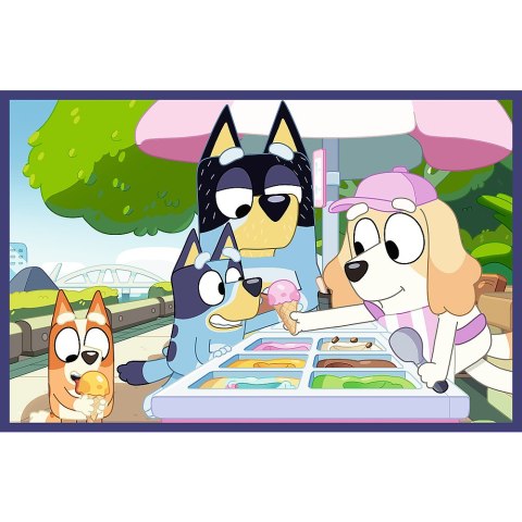 Puzzle - 2x24 - Zabawna Bluey - Trefl 34446 Trefl Puzzle