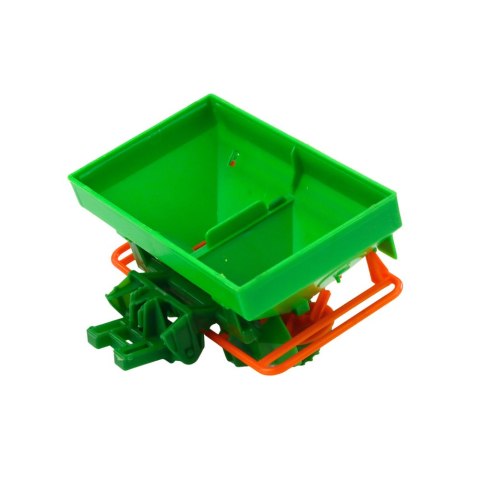 Traktor Pojazd Rolniczy Farmerski Z Siewnikiem Czerwony LEAN Toys