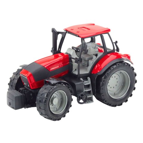 Traktor Rolniczy Farmerski Z Pługiem Napęd Czerwony LEAN Toys