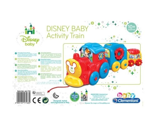 Zestaw Pociąg Lokomotywa Wagoniki Myszka Miki Baby Disney Clementoni 17168 Clementoni