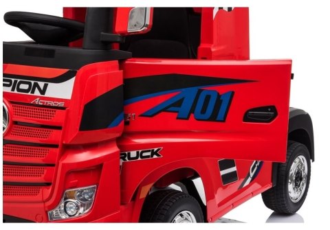 Auto na Akumulator Mercedes Actros Czerwony Lakierowany MP4 LEAN CARS