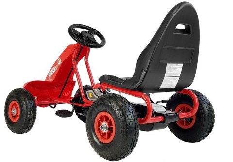 Gokart na Pedały A-18 Czerwony LEAN CARS