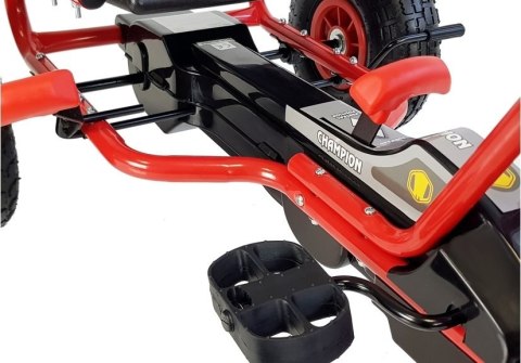 Gokart na Pedały A-18 Czerwony LEAN CARS