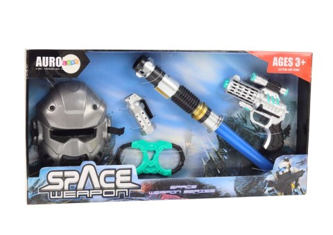 Miecz Świetlny Pistolet Maska kosmiczny Wojownik LEAN Toys