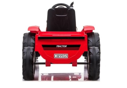 Traktor na Akumulator z Przyczepą CH9959 Czerwony LEAN CARS
