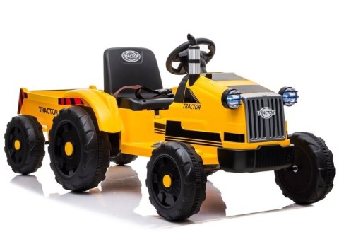 Traktor na Akumulator z Przyczepą CH9959 Żółty LEAN CARS