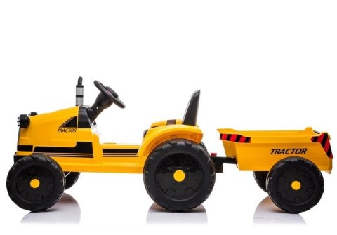 Traktor na Akumulator z Przyczepą CH9959 Żółty LEAN CARS