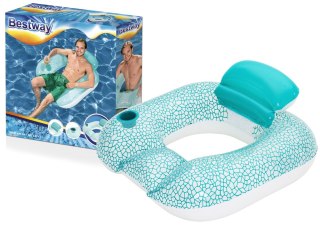 Dmuchana Poduszka Koło Do Pływania Niebieskie 102 x 94 cm Bestway 43097 Bestway