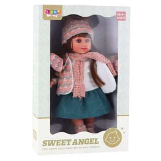 Lalka Sweet Angel W Zimowym Ubranku Czapka Szalik 36cm LEAN Toys