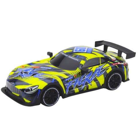 Samochód Wyścigowy Zdalnie Sterowane RC Podświetlana Karoseria Żółty LEAN Toys