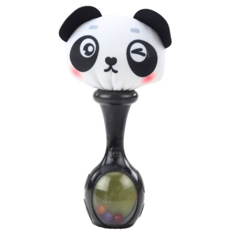 Zestaw Grzechotki Sensoryczne Z Miękką Piłeczką Małpka Panda 2szt LEAN Toys