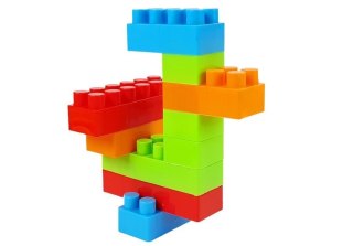 Duże Klocki Budowlane 44 elementów Dla Najmłodszych LEAN Toys