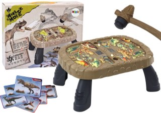 Gra Zręcznościowa Whac-a-mole Dinozaury Stoliczek LEAN Toys