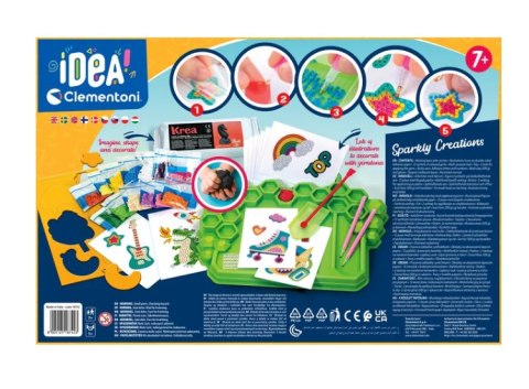 Idea Art Laboratorium Ozdób Kamyczki Modne Naklejki 3D Clementoni 18742 Clementoni