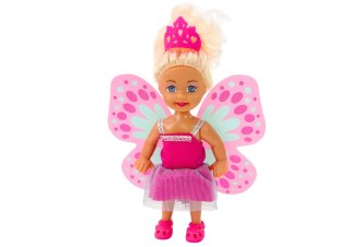 Mini Laleczka 2w1 Syrenka Wróżka Ogon Skrzydła LEAN Toys
