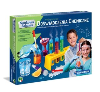 Naukowa Zabawa Zestaw Moje Pierwsze Doświadczenia Chemiczne Język Polski Clementoni 60774 Clementoni