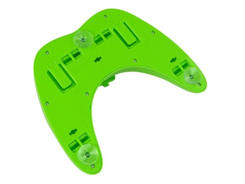 Zestaw Kierowcy Kierownica Kluczyki Dźwięk Światła Zielony LEAN Toys