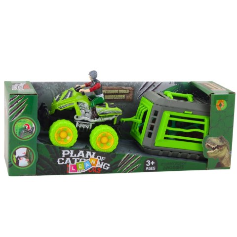 Zestaw Quad Z Kierowcą Klatka Z Dinozaurem Pterodaktyl LEAN Toys