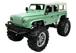 Auto Zdalnie Sterowane Land Rover Defender D110 R/C Zielony 7.5 km/h 1:14 2.4G Double E