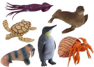 Zestaw Figurek Zwierząt Morskich Roślinki 8 El LEAN Toys