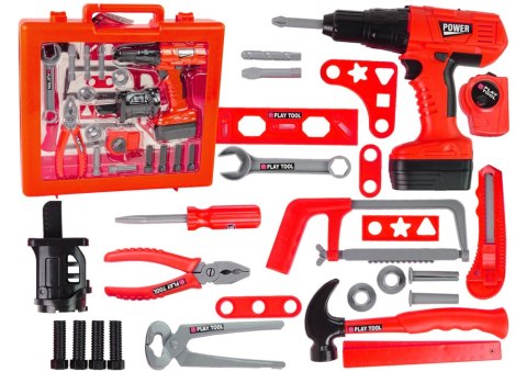 Zestaw Majsterkowicza Wkrętarka Na Baterie Młotek Piła LEAN Toys