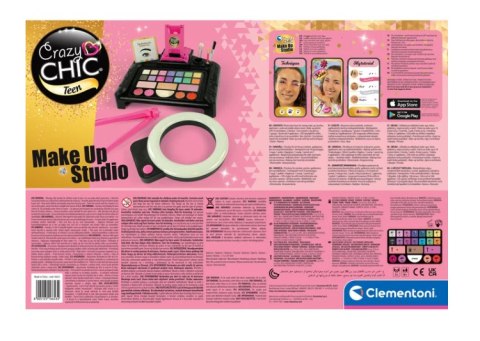 Crazy Chic Zestaw do Makijażu Studio Make Up Uchwyt na Telefon Clementoni 16653 Clementoni