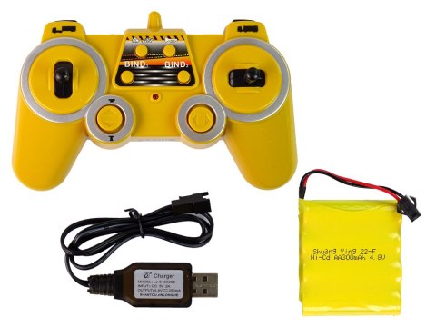 Duża Ciężarówka R/C Mercedes Arocs Niebieska 1:20 Kontener 58 cm Długości Double E