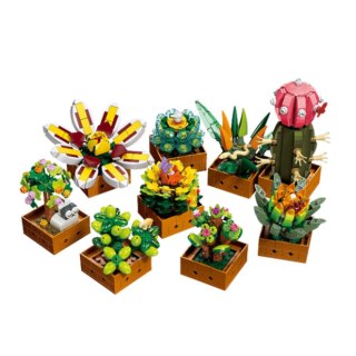 Klocki Konstrukcyjne Kwiaty Egzotyczne W Doniczce Kompozycja 913 el. Stator