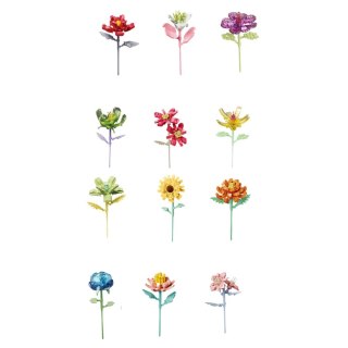 Klocki Konstrukcyjne Pojedynczy Kwiat Dekoracyjny 71-106 el. Stator