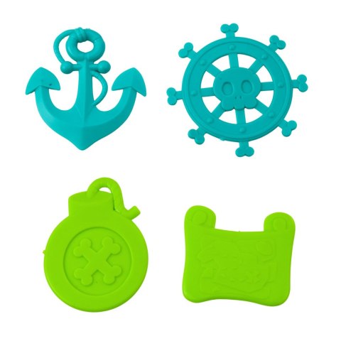 Zestaw Skarbów W Skrzyni Do Nurkowania Zabawy W Wodzie Brązowa 21 el. LEAN Toys