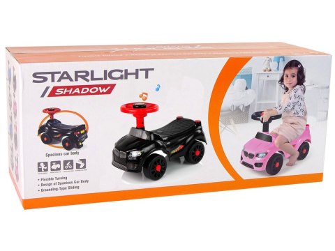 Samochód Jeździk QX-3399-2 Klakson Czarny LEAN CARS