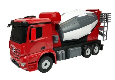 Auto R/C Mercedes-Benz Arocs Rastar 1:14 Czerwone na Pilota Rastar