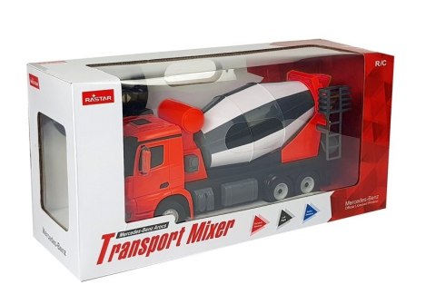 Auto R/C Mercedes-Benz Arocs Rastar 1:14 Czerwone na Pilota Rastar