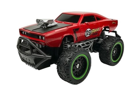 Auto Zdalnie Sterowane R/C 6.5 km/h Wysokie Koła Czerwone LEAN Toys