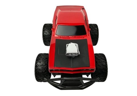 Auto Zdalnie Sterowane R/C 6.5 km/h Wysokie Koła Czerwone LEAN Toys